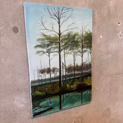 Vintage Swamp Painting