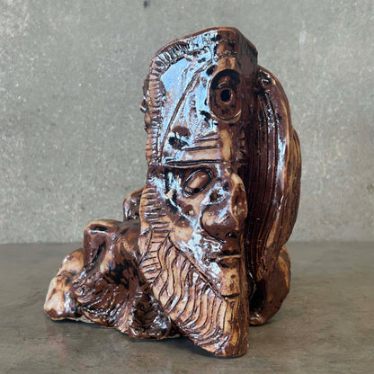 Vintage Ceramic Gargoyle by David Mac Innes Signed
