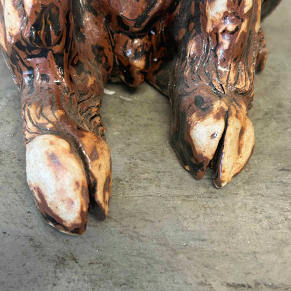 Vintage Ceramic Gargoyle by David Mac Innes Signed