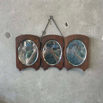 Arts & Crafts Trifold Mirror