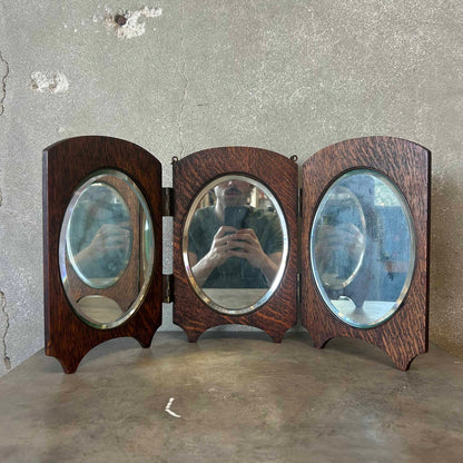 Arts & Crafts Trifold Mirror