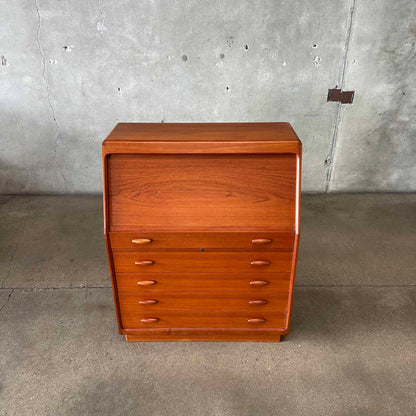Danish Teak Vanity/Secretary by Dyrlund