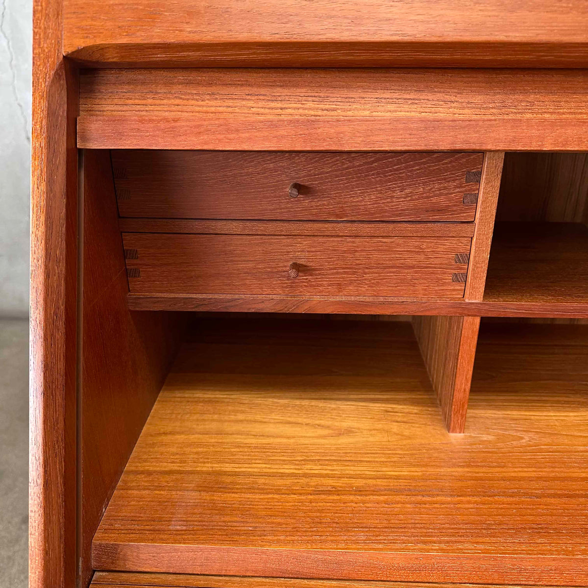 Danish Teak Vanity/Secretary by Dyrlund
