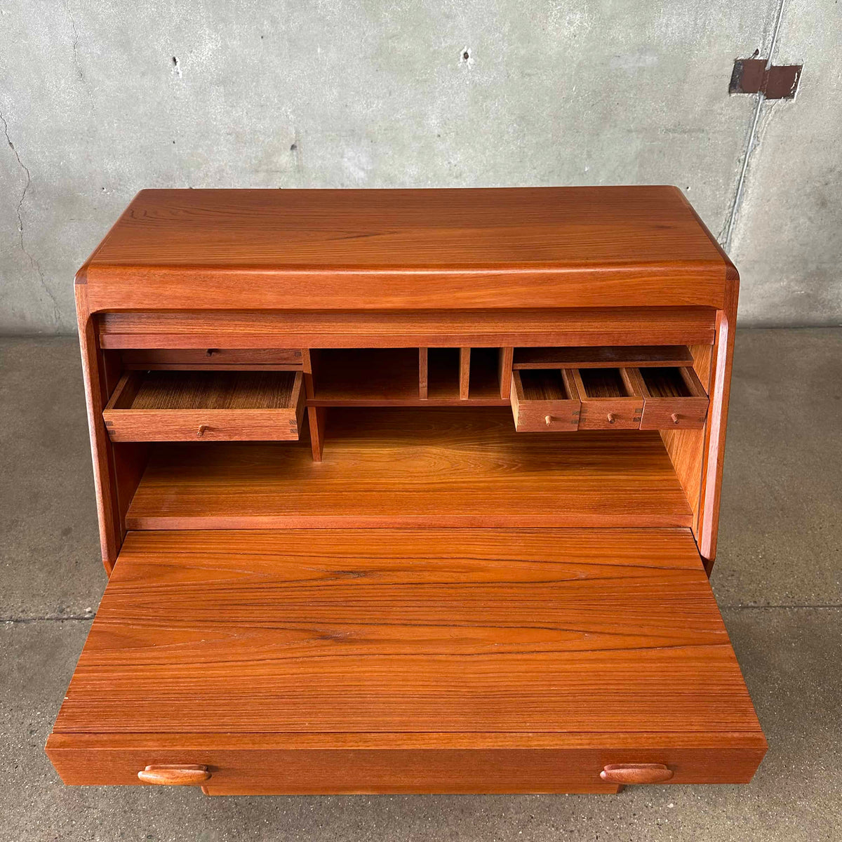 Danish Teak Vanity/Secretary by Dyrlund