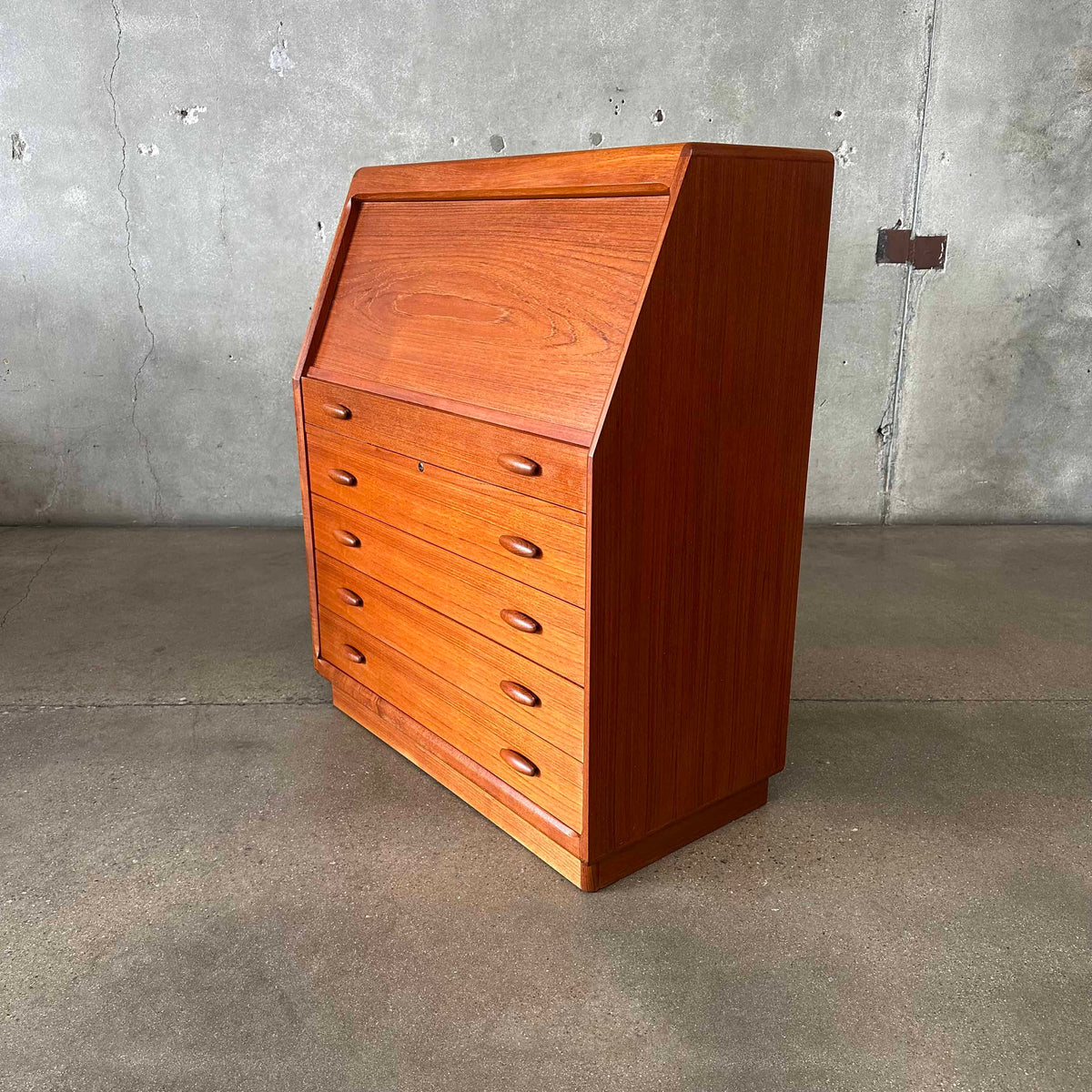 Danish Teak Vanity/Secretary by Dyrlund