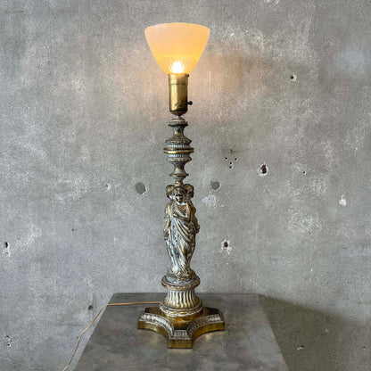 Vintage "The Three Graces" Hollywood Regency/Neoclassical Table Lamp