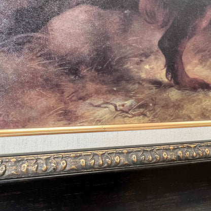 Edwin Douglas Framed Print "Two Setters in a Highland Landscape"