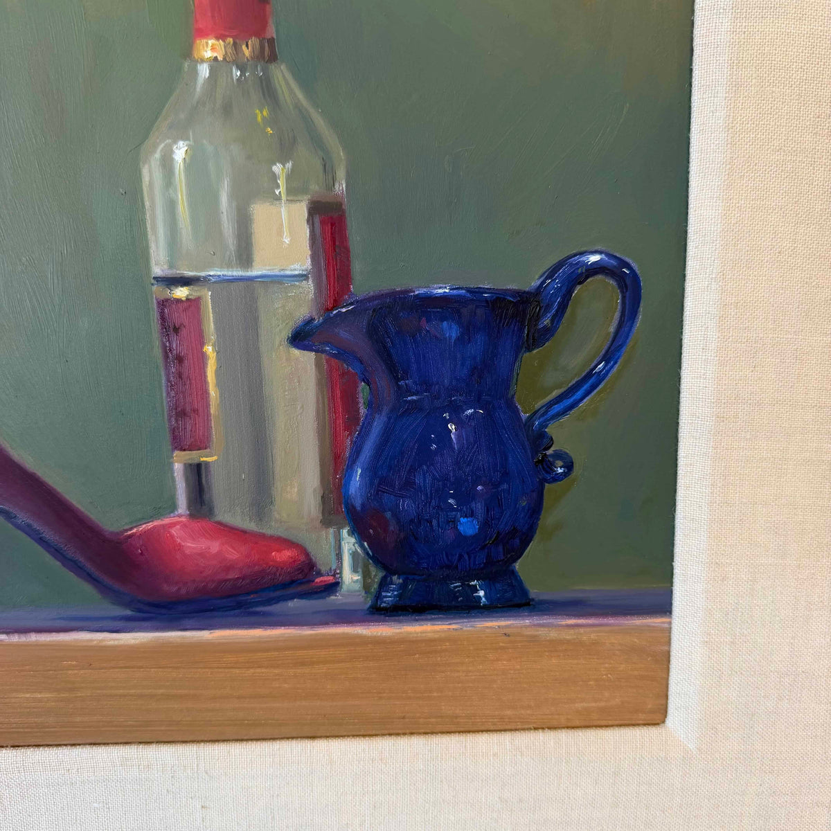 Still Life Dated '99 Signed G.F. Oil on Board