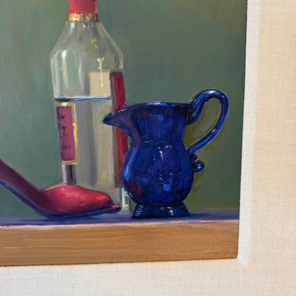 Still Life Dated '99 Signed G.F. Oil on Board