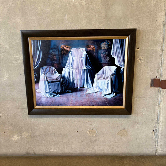 Framed  Giclee on Canvas by Nicolae Maniu, Signed on Verso