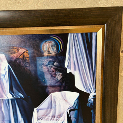 Framed  Giclee on Canvas by Nicolae Maniu, Signed on Verso