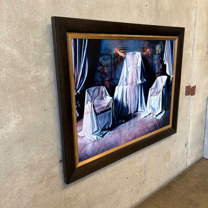 Framed  Giclee on Canvas by Nicolae Maniu, Signed on Verso