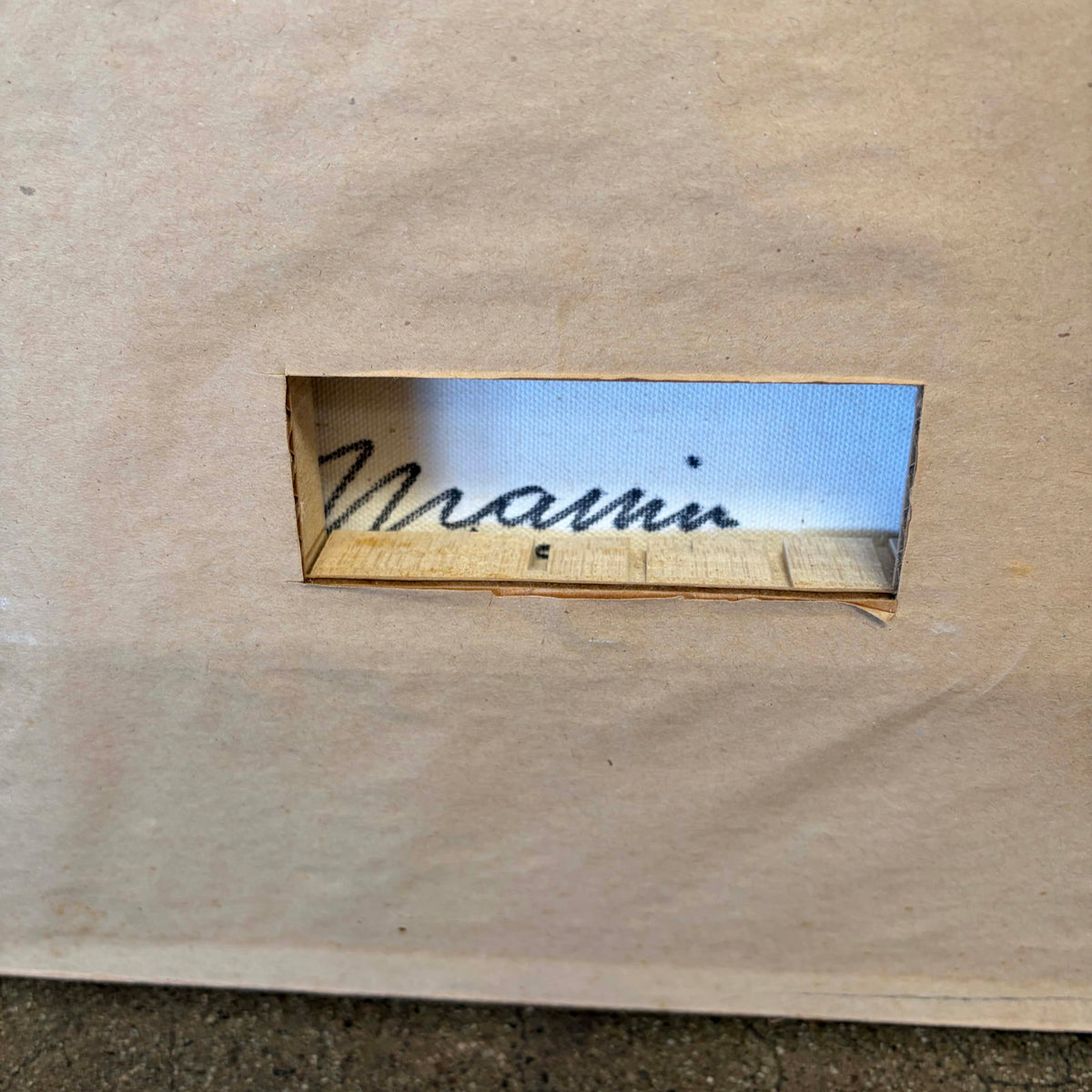 Framed  Giclee on Canvas by Nicolae Maniu, Signed on Verso