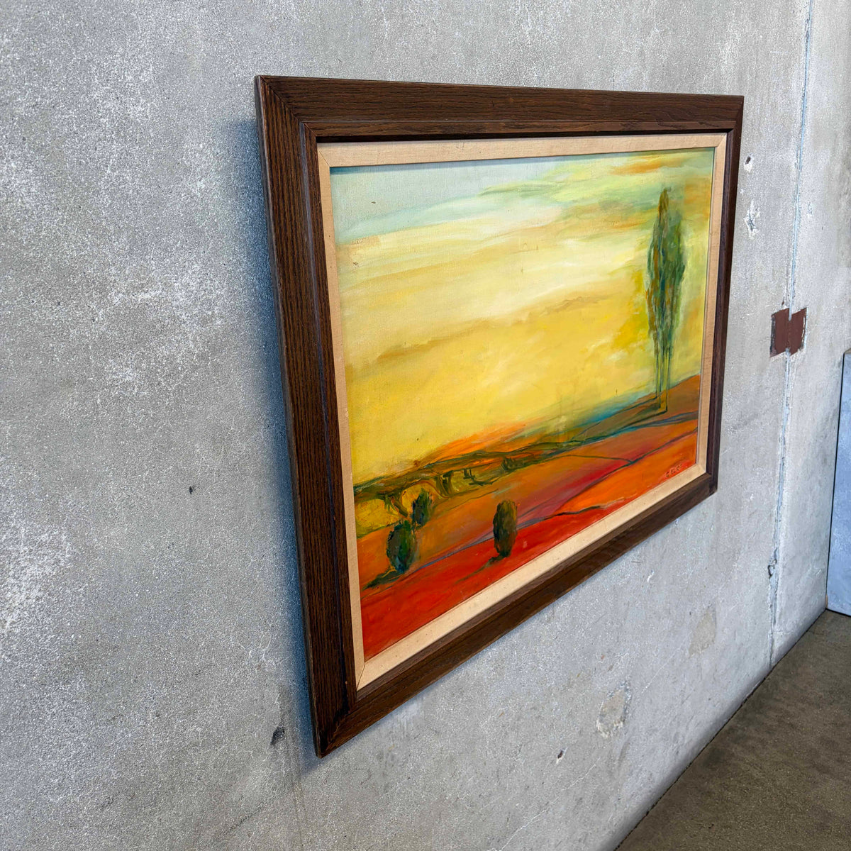 Landscape Oil Painting by Gloria Eliot 1970's