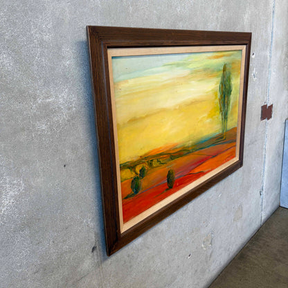 Landscape Oil Painting by Gloria Eliot 1970's