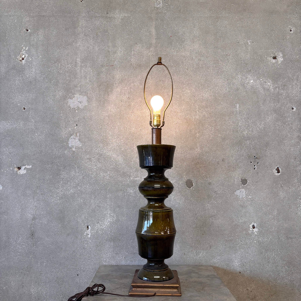 1960's Monumental Ceramic Table Lamp