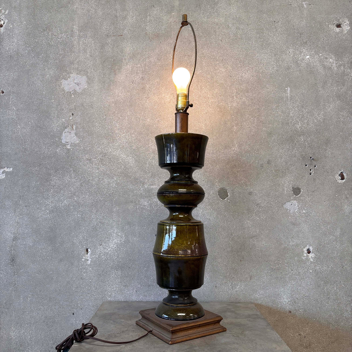 1960's Monumental Ceramic Table Lamp