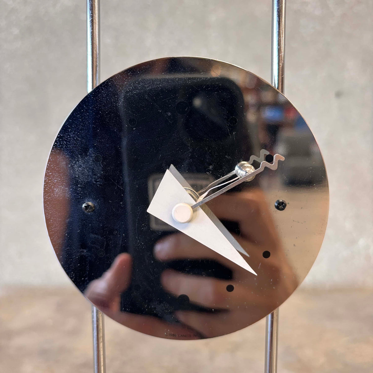 Post Modern Table Clock By Nicolai Canetti For Modern Time