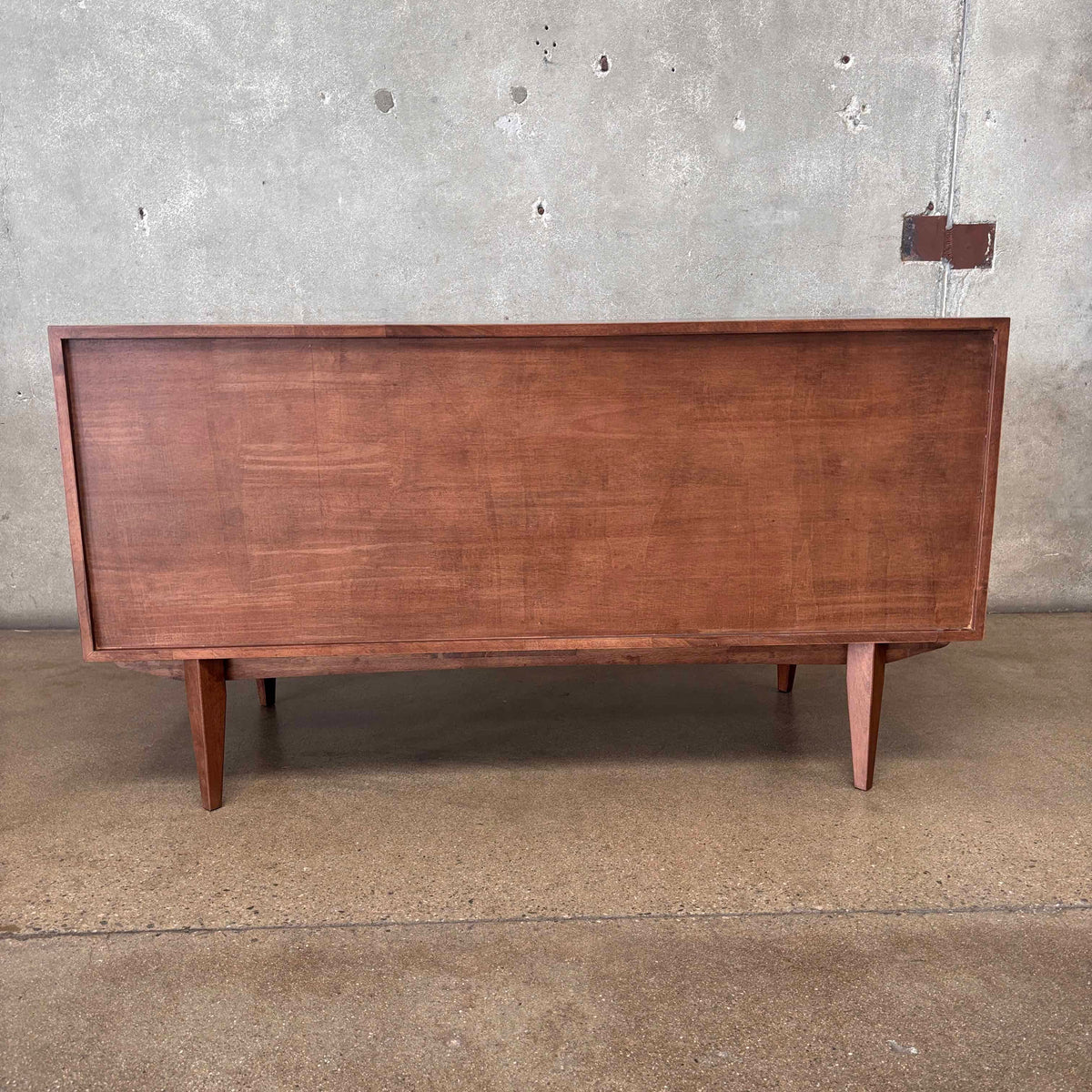 Dwell Wide Chest Solid Rubberwood With Walnut Finish