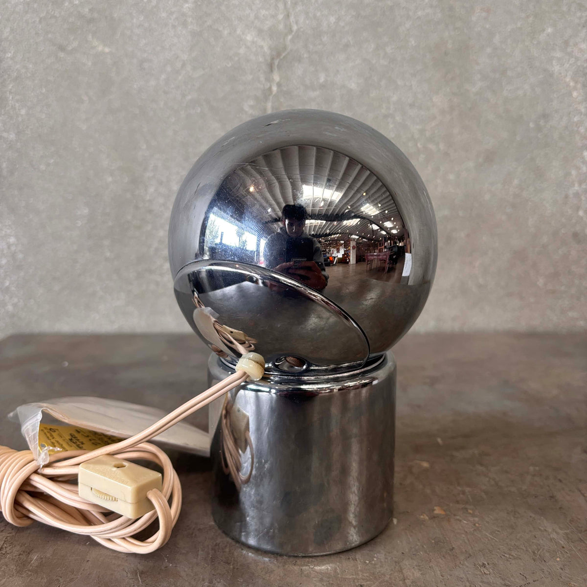 1970's Magnetic Eyeball Lamp