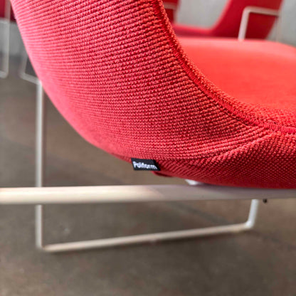 Set of Six Poliform Custom Upholstery Dining Chairs