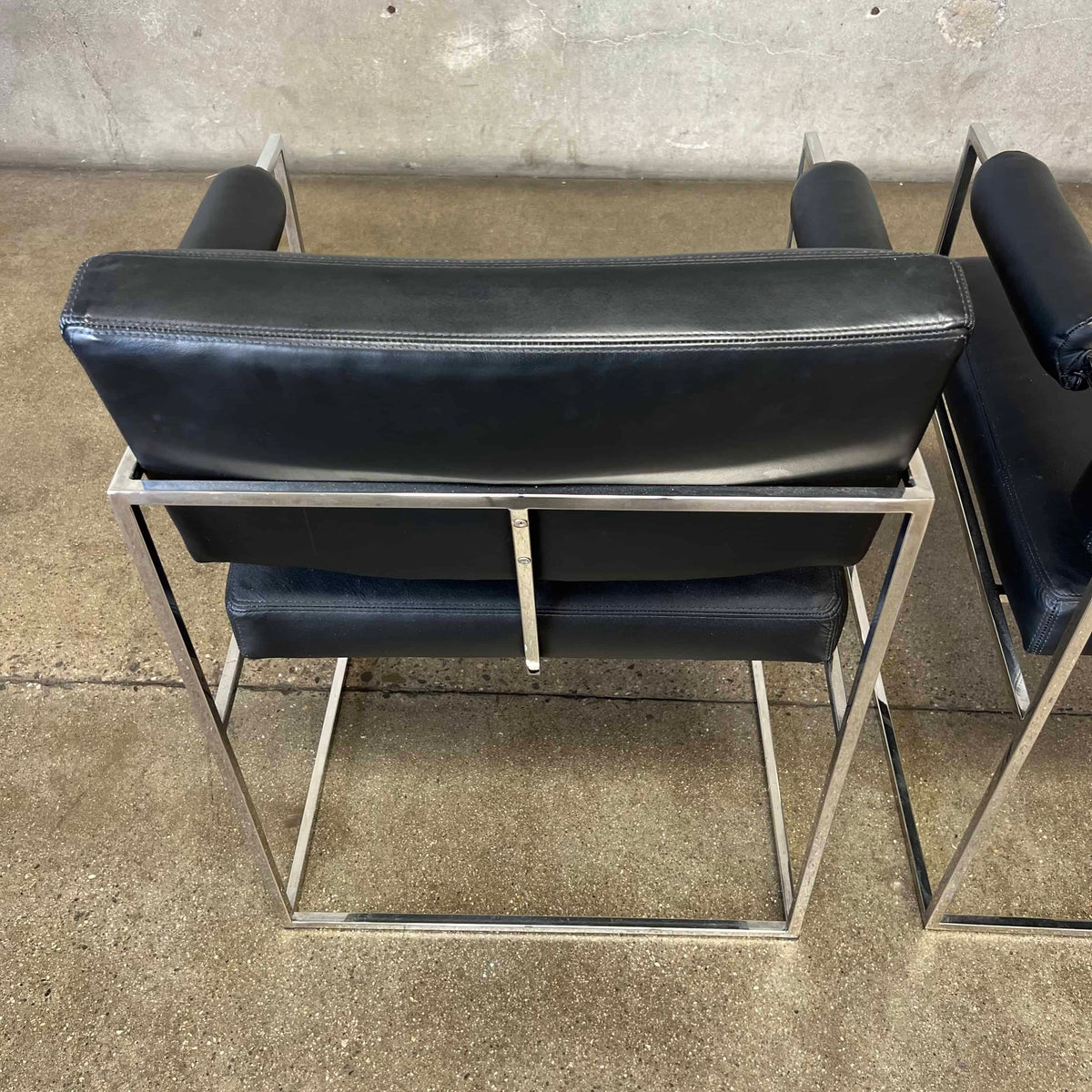 Pair Of Milo Baughman Modell 1188 Armchairs By Thayer Coggin