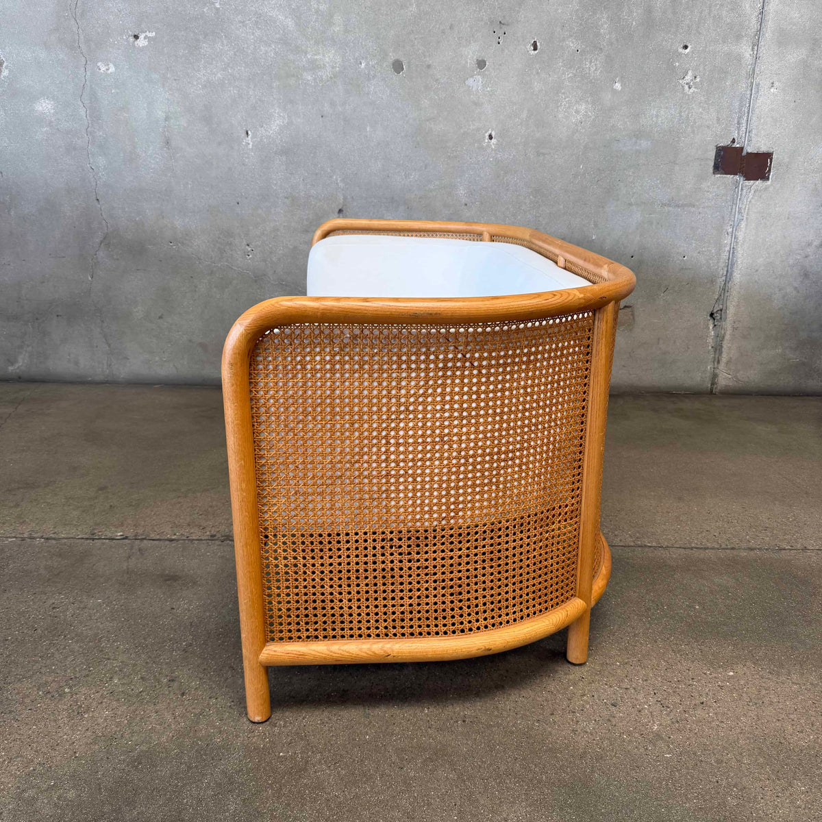 Crate & Barrel Fields Cane Settee