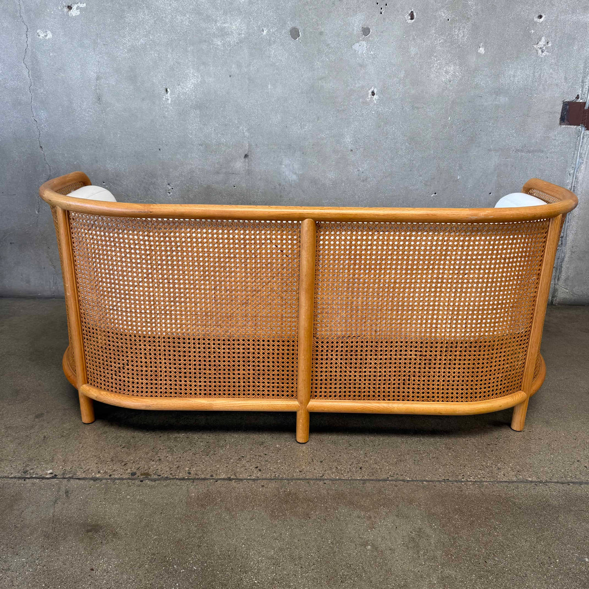 Crate & Barrel Fields Cane Settee