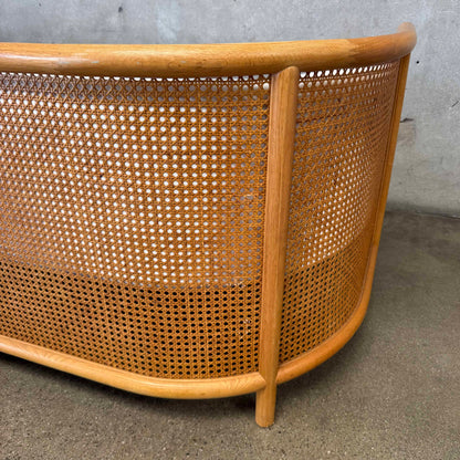 Crate & Barrel Fields Cane Settee