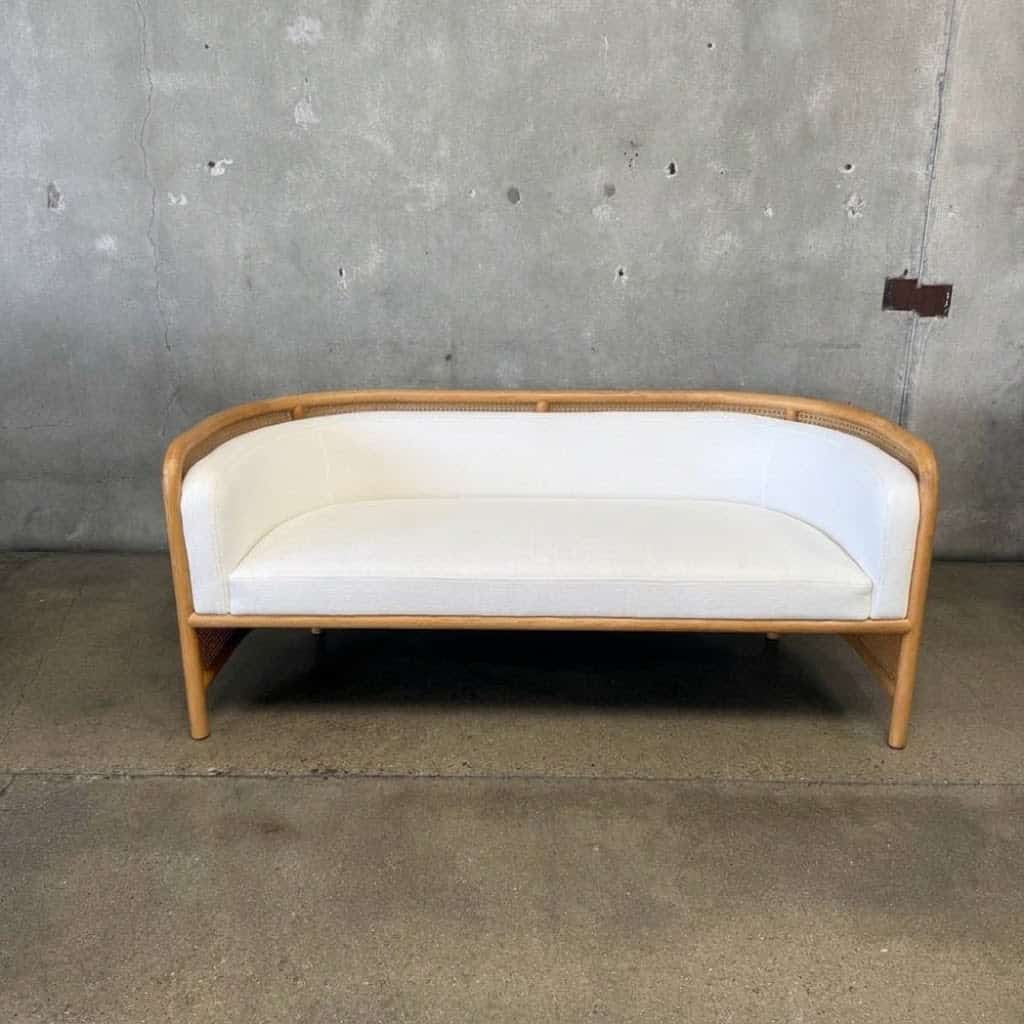 Crate & Barrel Fields Cane Settee