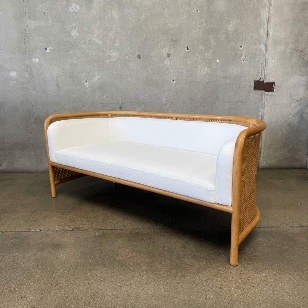 Crate & Barrel Fields Cane Settee