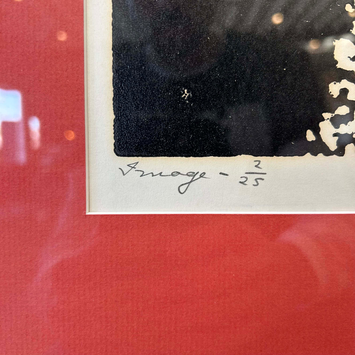 Vintage Modernist Lithograph, "Image" by Stanley Lewis Signed, Dated, & Numbered 2 of 25 C. 1962