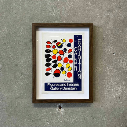Vintage Calder Exhibit Lithograph Poster C. 1970s