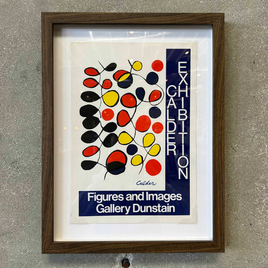 Vintage Calder Exhibit Lithograph Poster C. 1970s