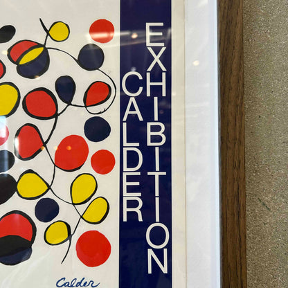 Vintage Calder Exhibit Lithograph Poster C. 1970s