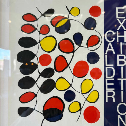 Vintage Calder Exhibit Lithograph Poster C. 1970s