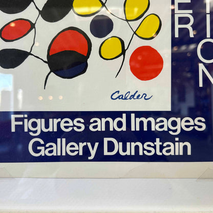 Vintage Calder Exhibit Lithograph Poster C. 1970s
