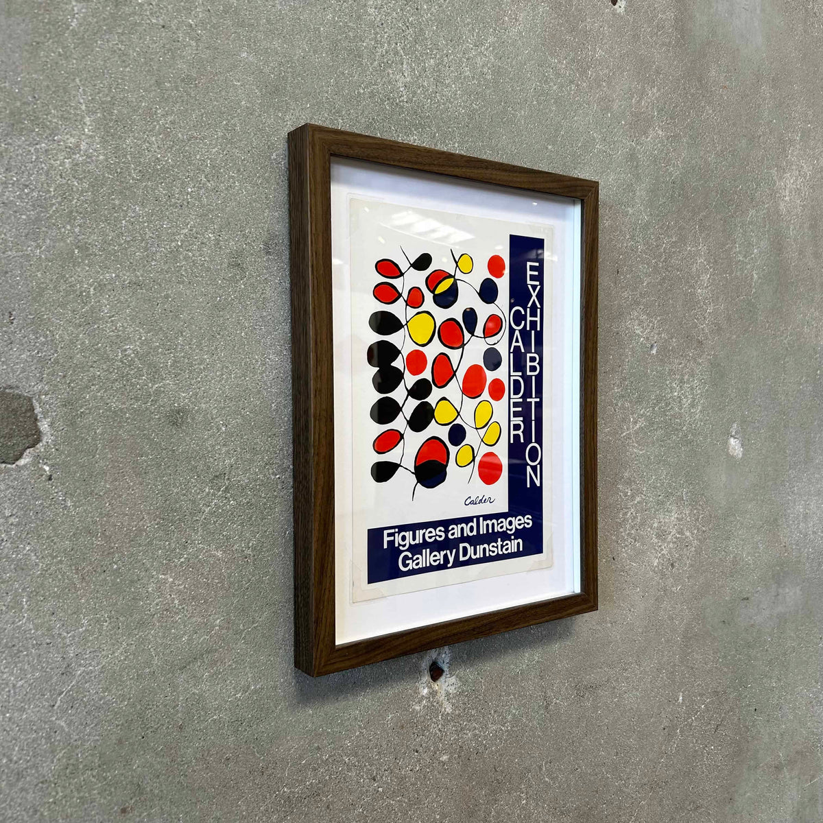 Vintage Calder Exhibit Lithograph Poster C. 1970s