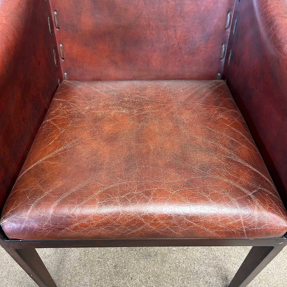 Hickory Chair Company, Leather & Metal #1
