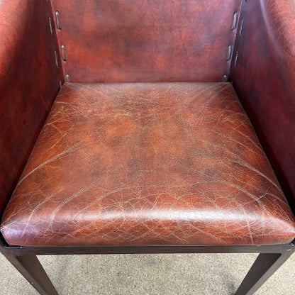 Hickory Chair Company, Leather & Metal #1
