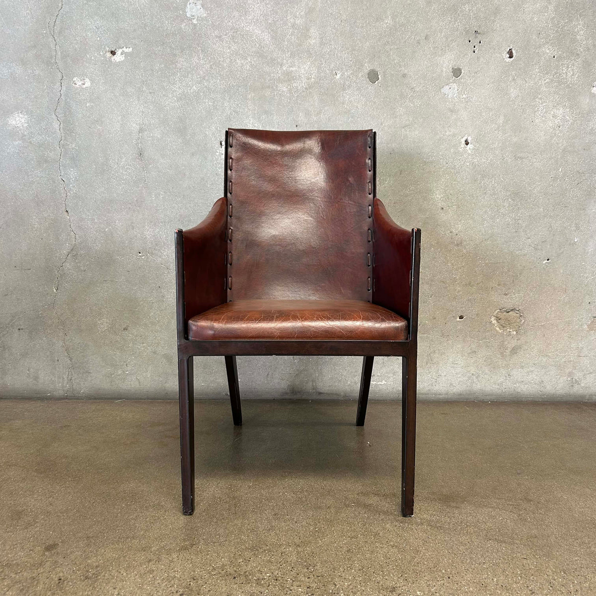Hickory Chair Company, Leather & Metal #2