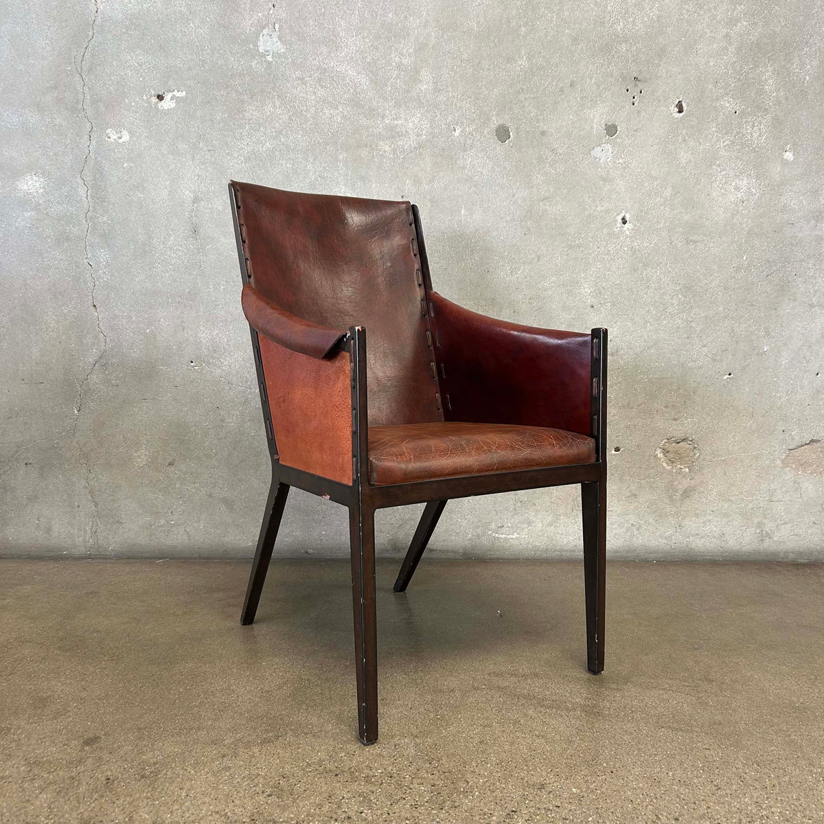 Hickory Chair Company, Leather & Metal #2