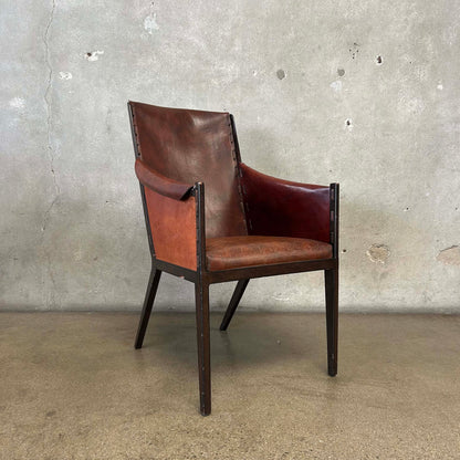 Hickory Chair Company, Leather & Metal #2