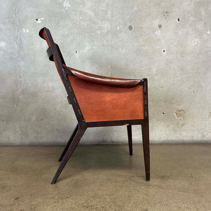 Hickory Chair Company, Leather & Metal #2