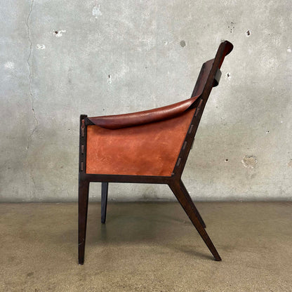 Hickory Chair Company, Leather & Metal #2