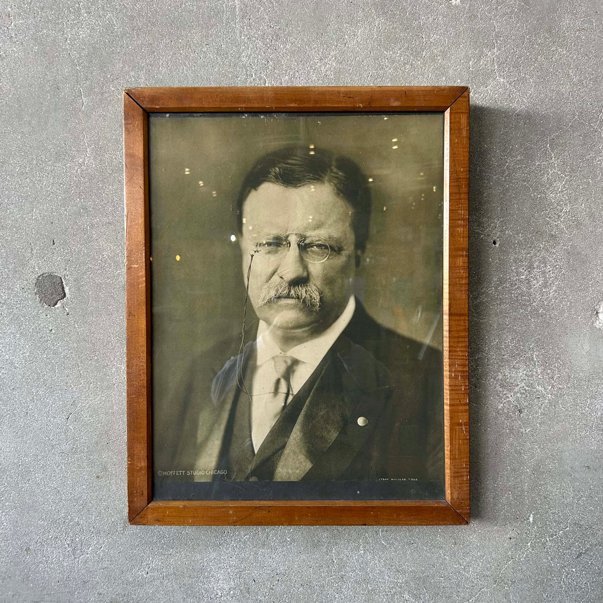 Teddy Roosevelt Portrait Photograph Framed