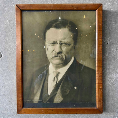 Teddy Roosevelt Portrait Photograph Framed