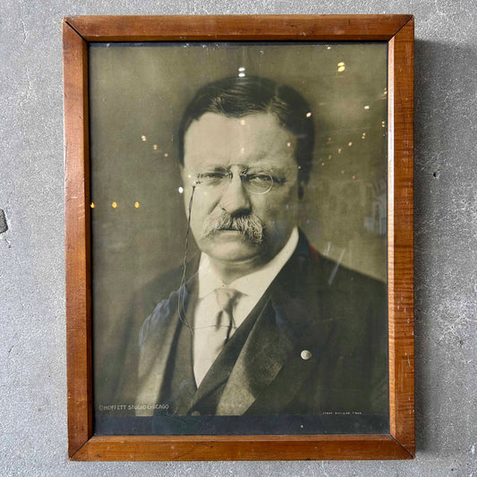 Teddy Roosevelt Portrait Photograph Framed