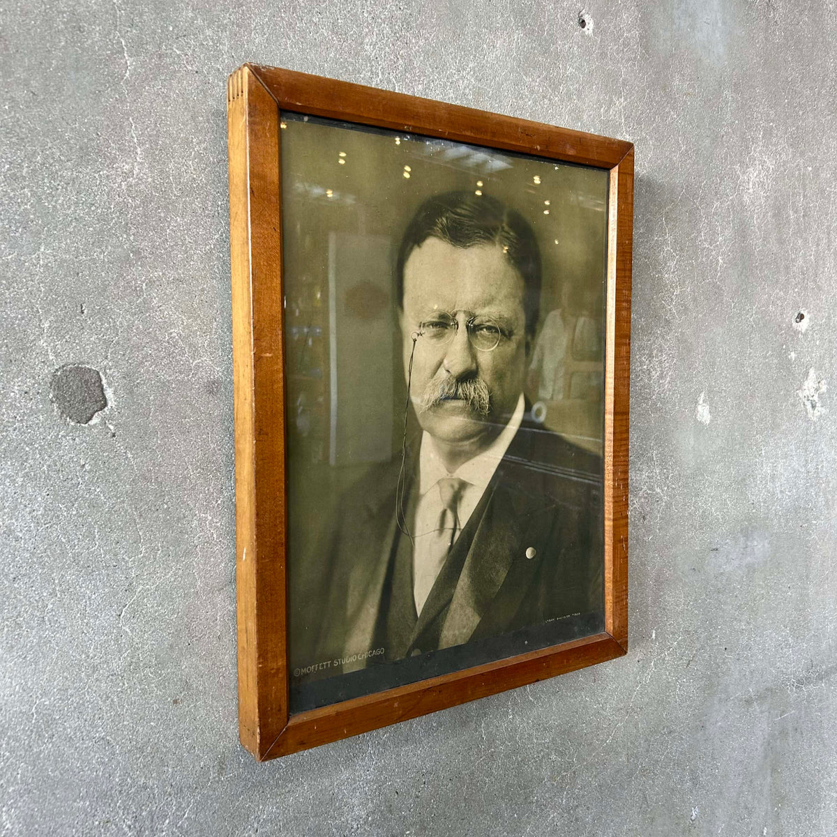 Teddy Roosevelt Portrait Photograph Framed