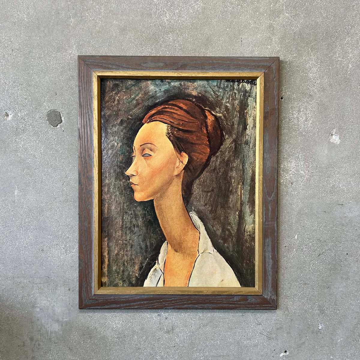 Amedeo Modigliani "Profile of Girl"
